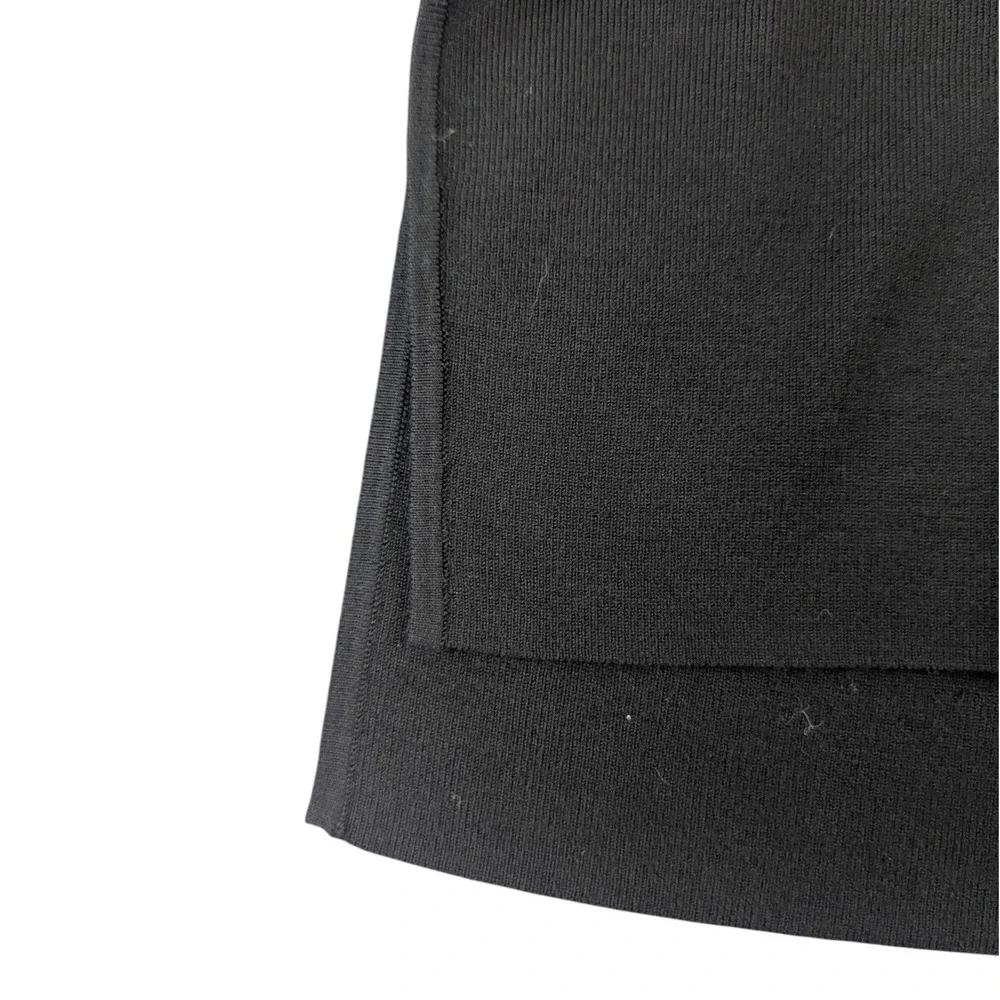 Marled Reunited Clothing V-Neck Sweater Vest Black Size M Rayon Blend High-Low